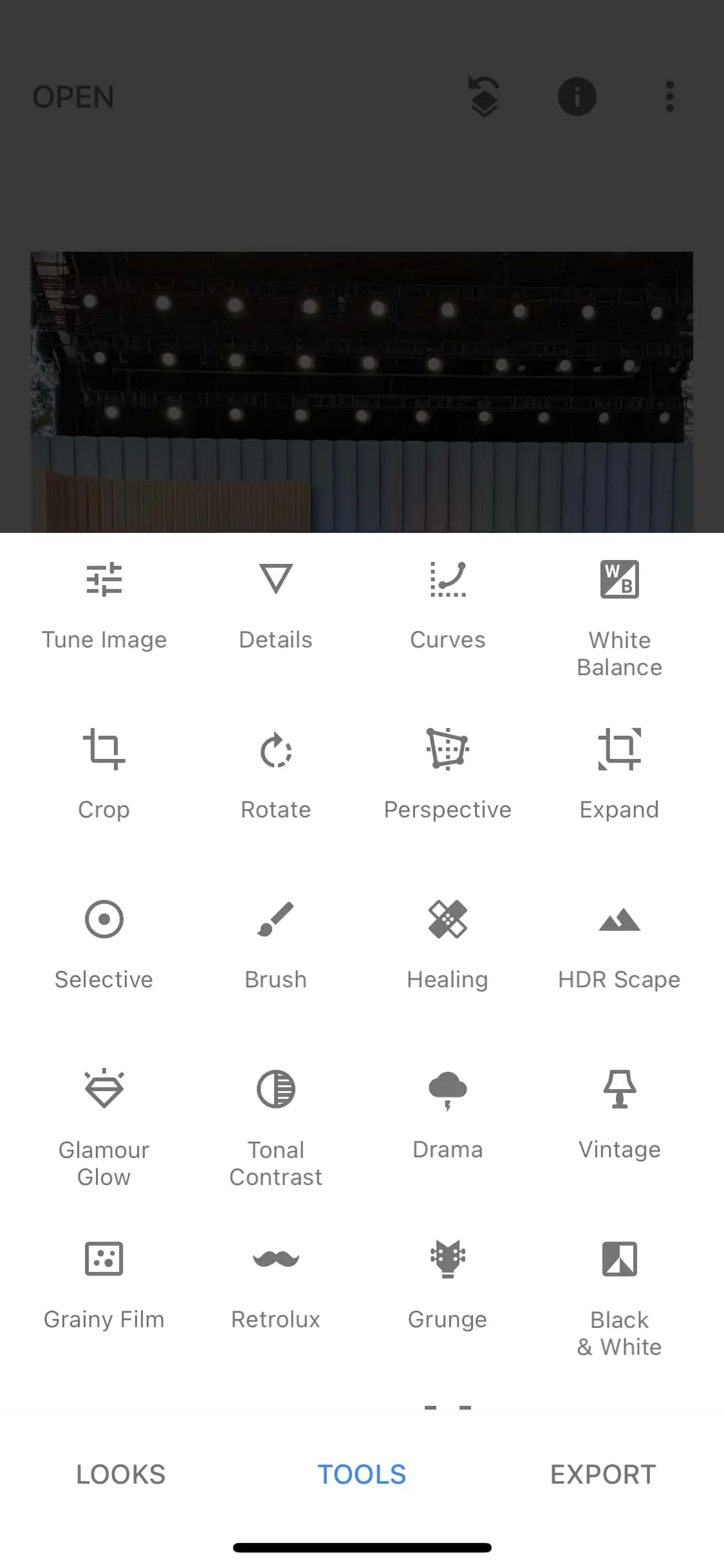 Snapseed操作界面截图5