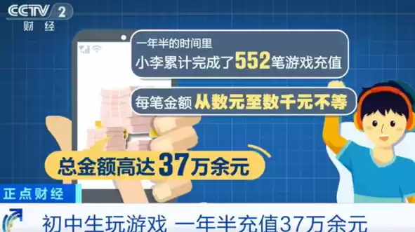 初中生盗刷37万充值游戏，家长监管缺位引热议