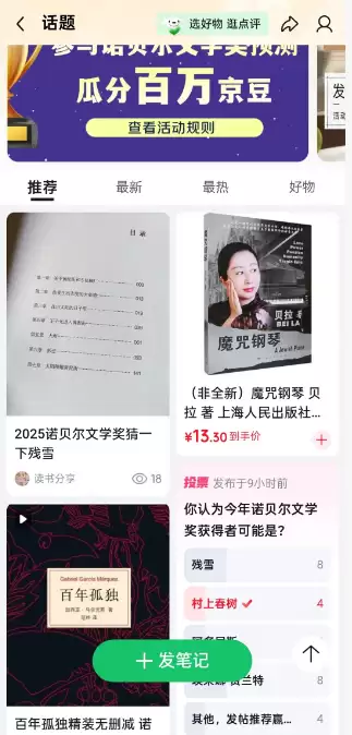 国际诺奖热门作家