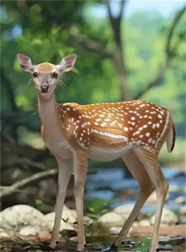 母白斑鹿