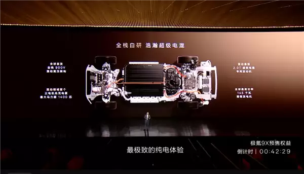 全球最大!极氪9X首搭70kWh混动电池包:纯电续航380公里