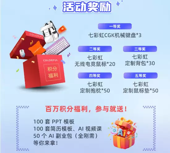 百万积分与万元周边好礼等你来拿!七彩虹星知岛AI翻译大赛火热开启