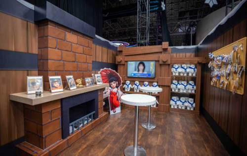  2025东京电玩展Century Games展台的“玩家酒吧”