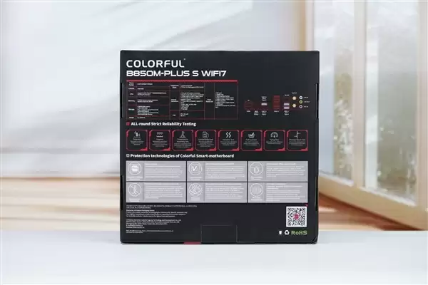 高性价比游戏利器！七彩虹战斧B850M超级黑刃主板图赏