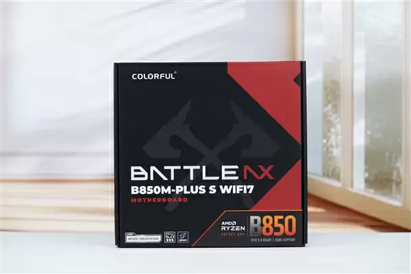 高性价比游戏利器！七彩虹战斧B850M超级黑刃主板图赏