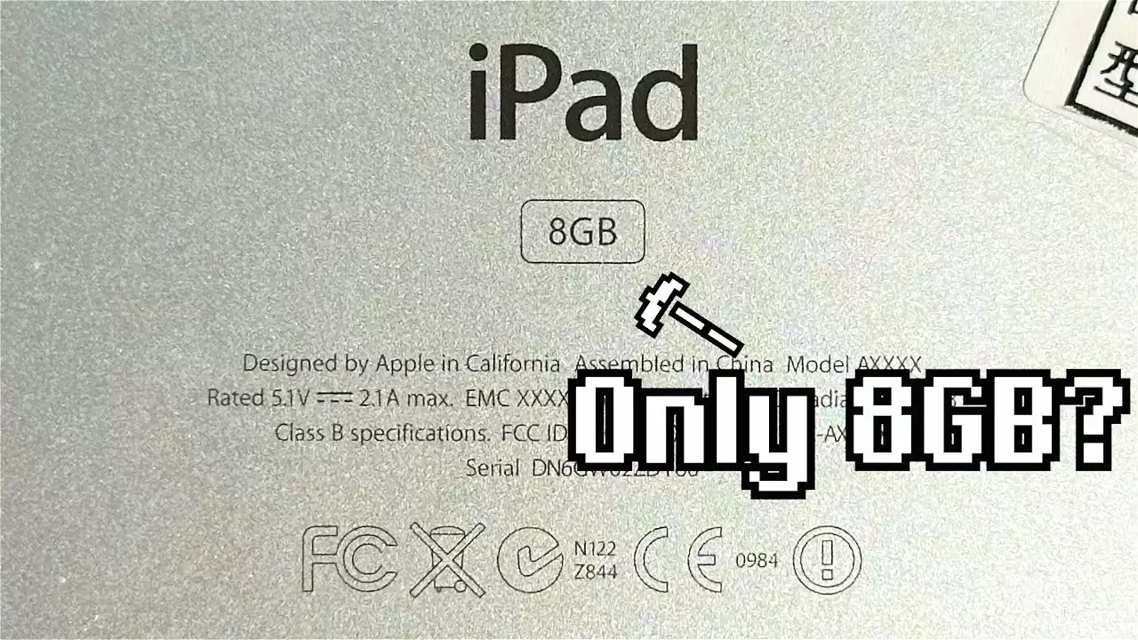 原型机曝光:苹果曾计划推出 8GB 存储平价 iPad