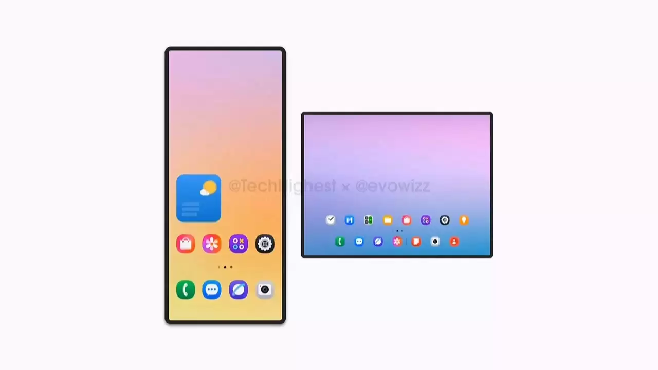 三星首款三折叠手机