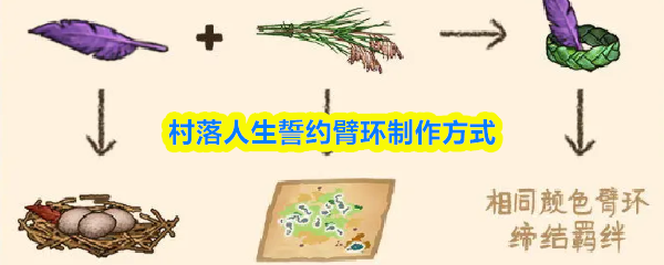 誓约臂环制作方法分享：村落人生必备饰品DIY教程