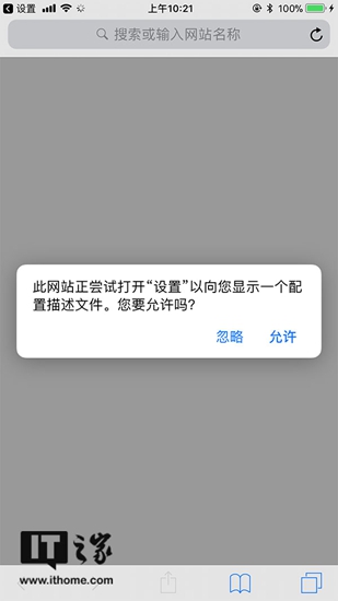 描述文件下载界面