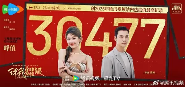 赵露思《许我耀眼》创纪录