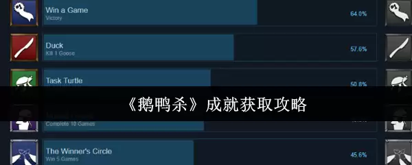 《鹅鸭杀》成就获取攻略
