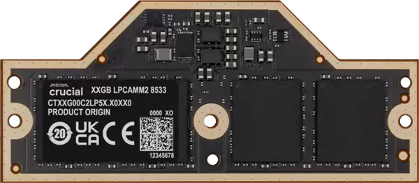 英睿达推出全新笔记本LPCAMM2内存：最高64GB