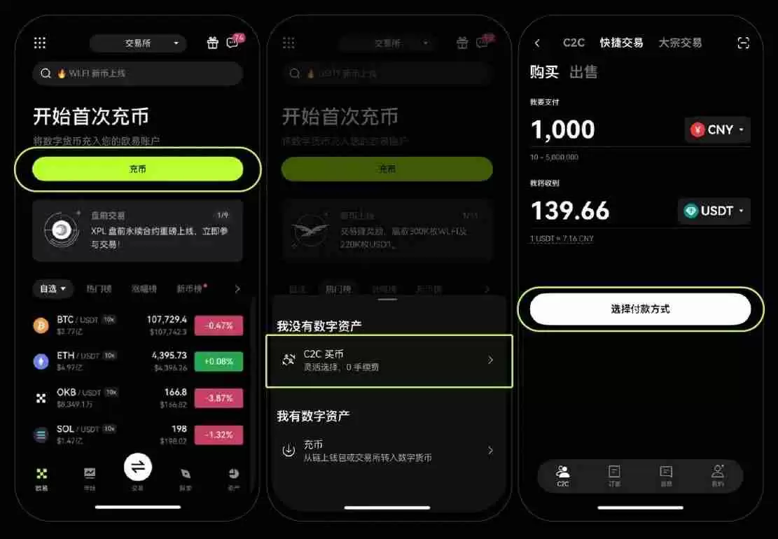 欧易C2C上线新手友好商家,如何找到并与OKX C2C新手友好商家进行交易?