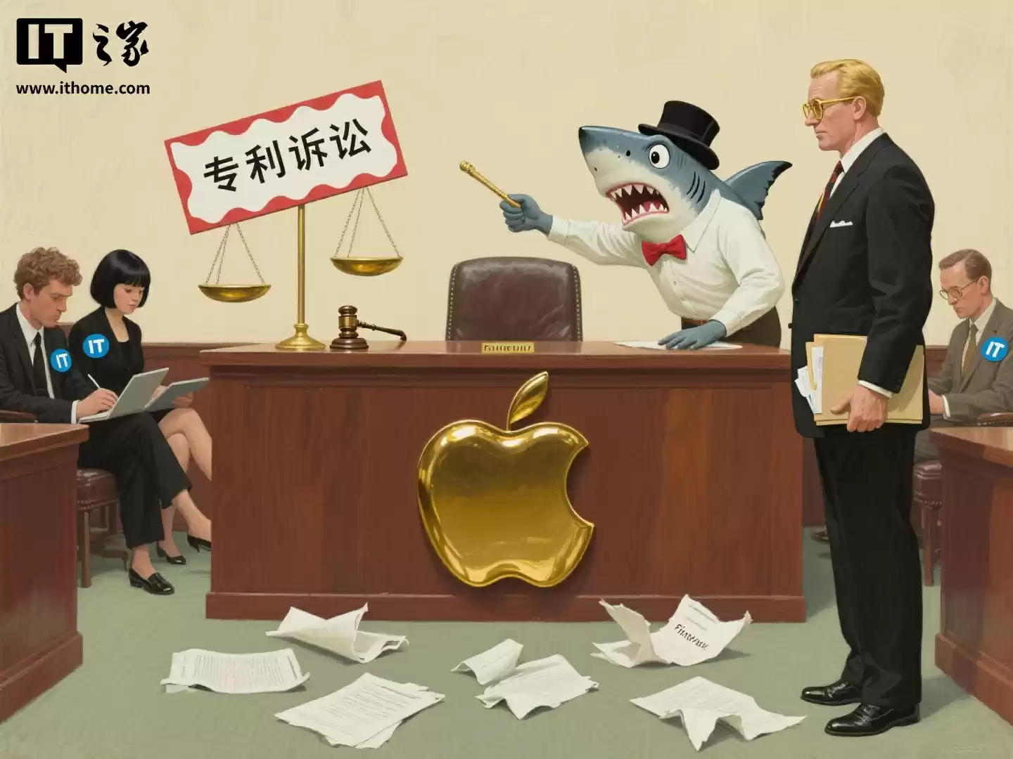 苹果与Fintiv专利纠纷相关图示