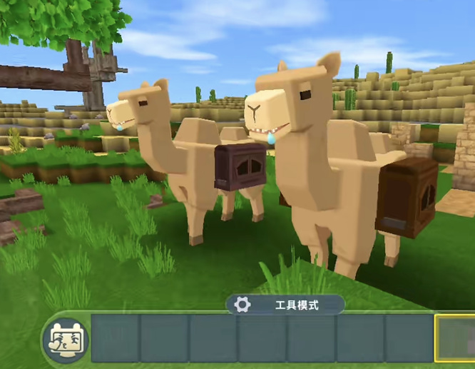 迷你世界骆驼怎么驯服并骑上去