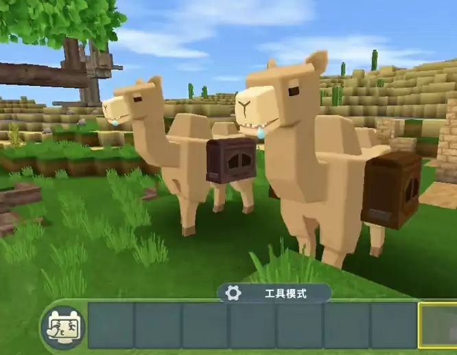 迷你世界骆驼怎么驯服并骑上去