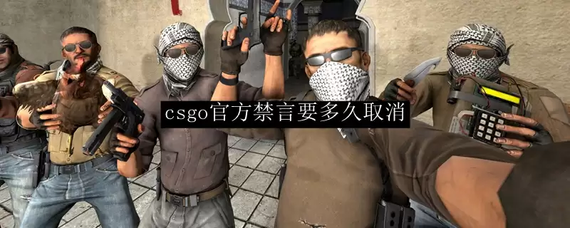 csgo官方禁言要多久取消