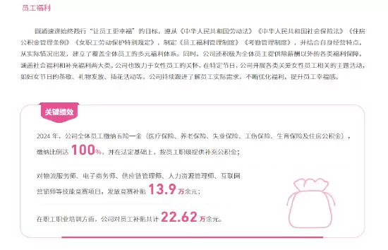 圆通可持续发展报告截图