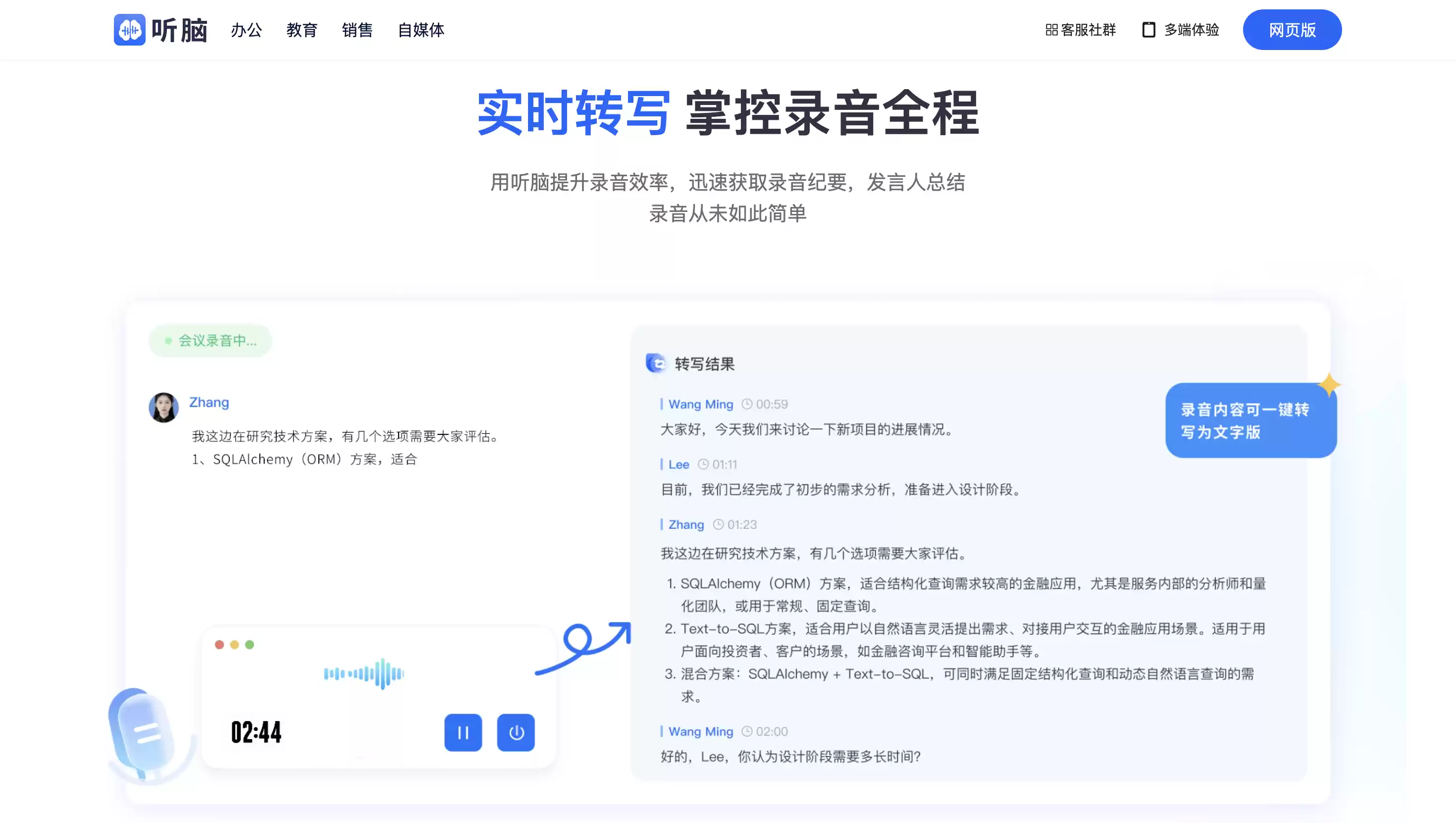 语音转文字应用市场份额对比图