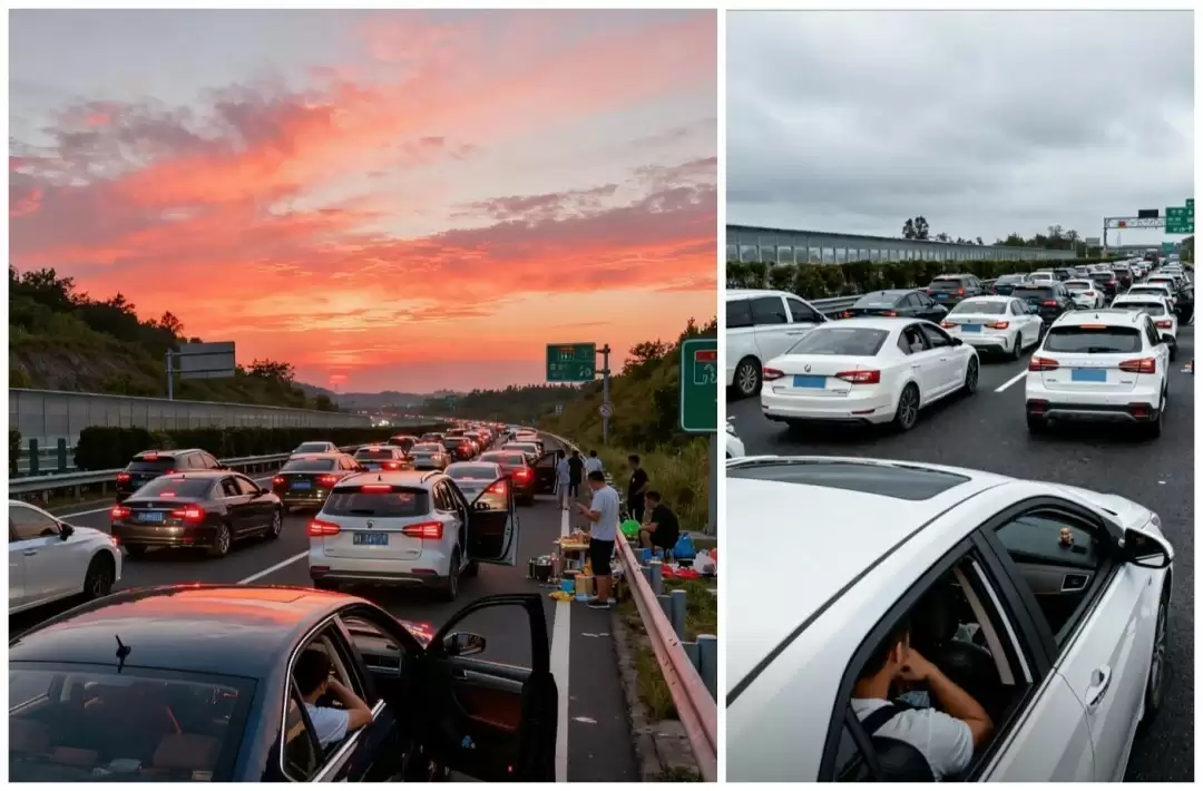 国庆首日自驾高峰来临