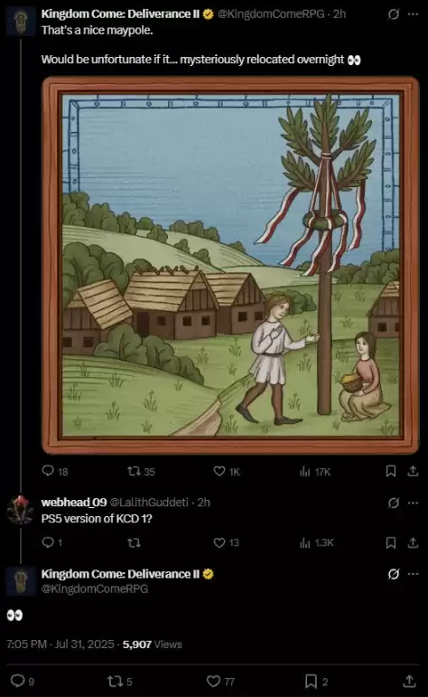 天国:拯救初代或将推出PS5重制版