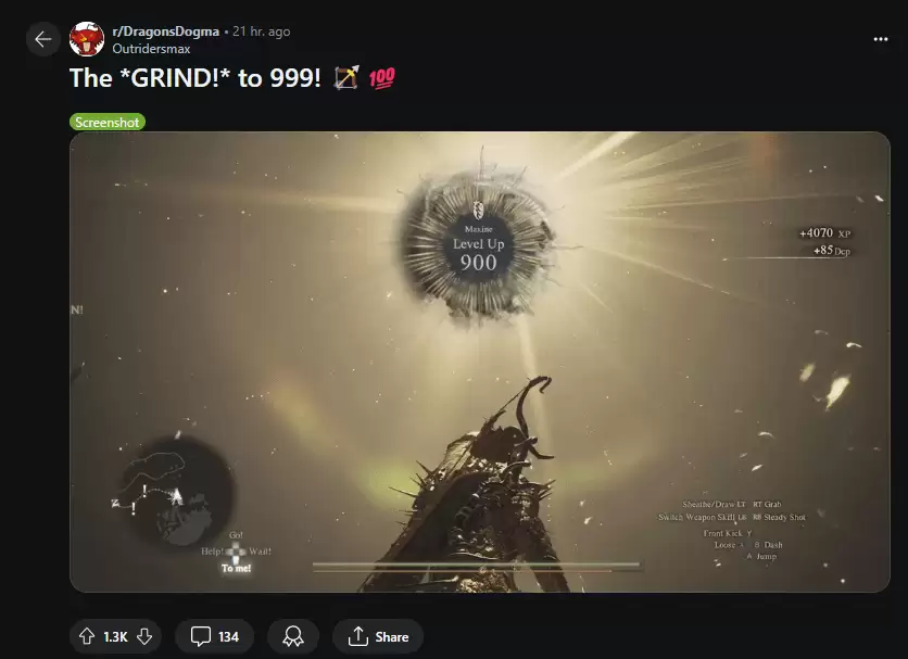 《龙信2》玩家900级仍未满级