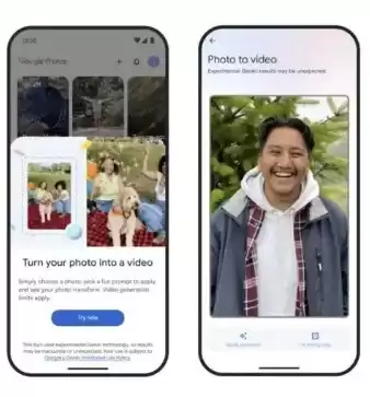 谷歌相册测试AI视频生成新功能：支持自定义提示词