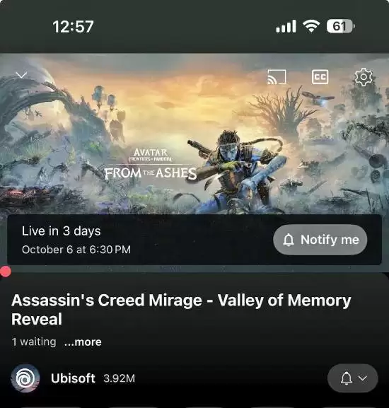 刺客信条：幻景免费DLC记忆山谷预告将发