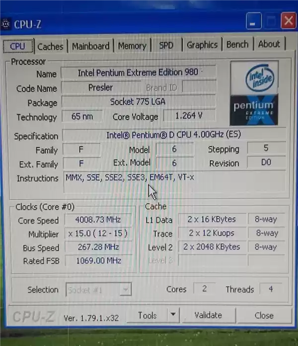 极其罕见的未发布奔腾4处理器现身！主频达到4.0GHz