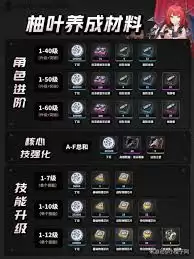 柚叶突破材料展示