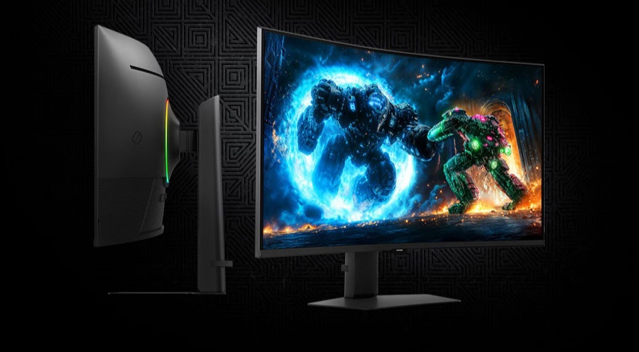 三星 37 英寸 4K 165Hz 玄龙骑士电竞显示器 G75F 国行上市：1000R、HDR600，5999 元