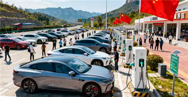 这几点体验秒杀油车！国庆假期现电动车自驾游热潮