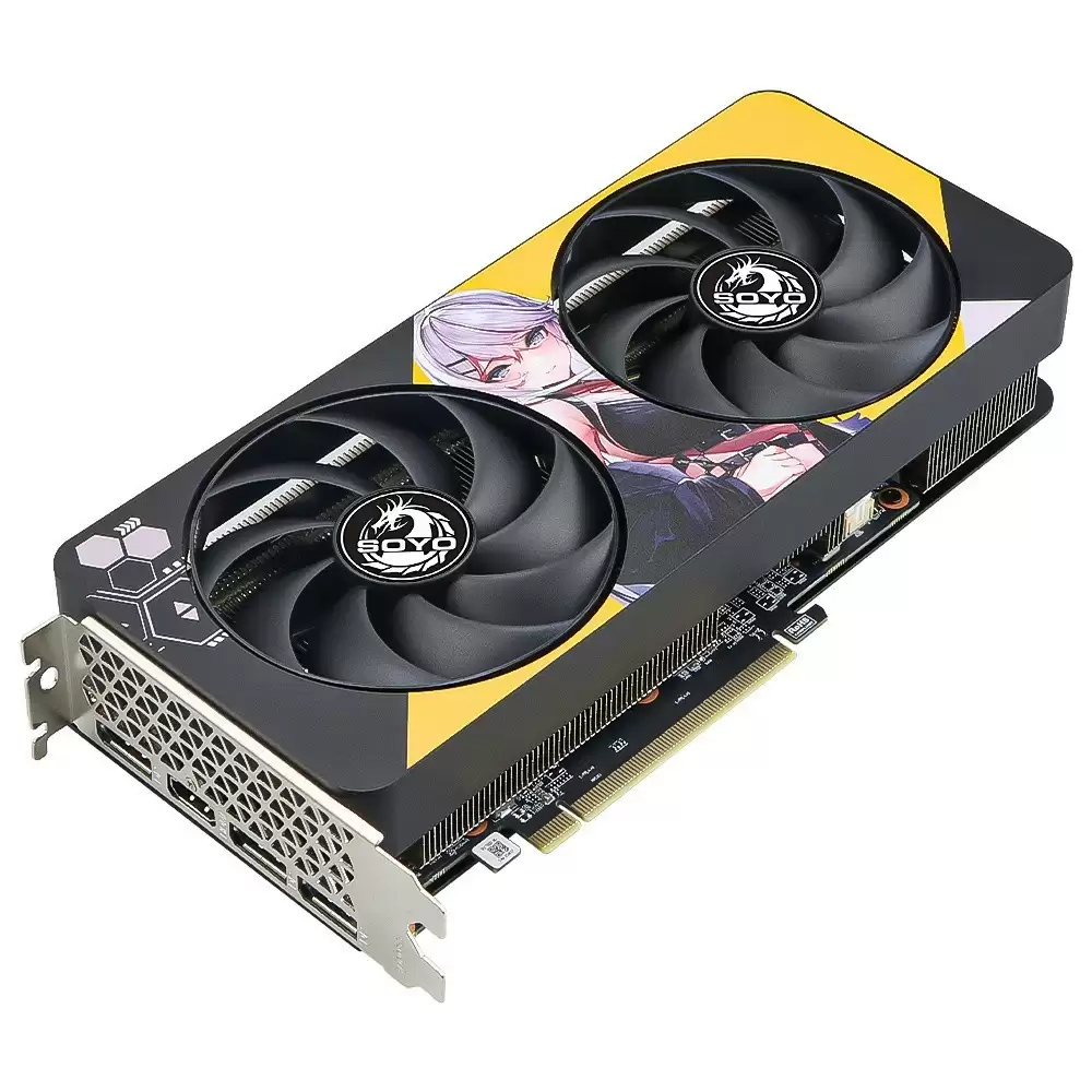 梅捷首发RDNA架构显卡SY-RX7600焱龙8G