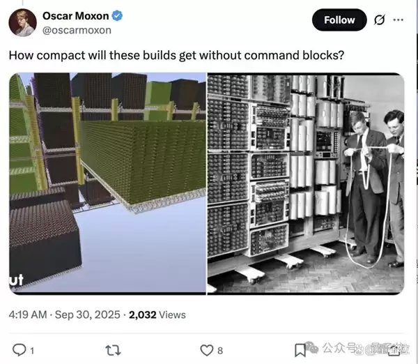 重生之在《我的世界》做山姆·奥特曼：网友在线手搓ChatGPT