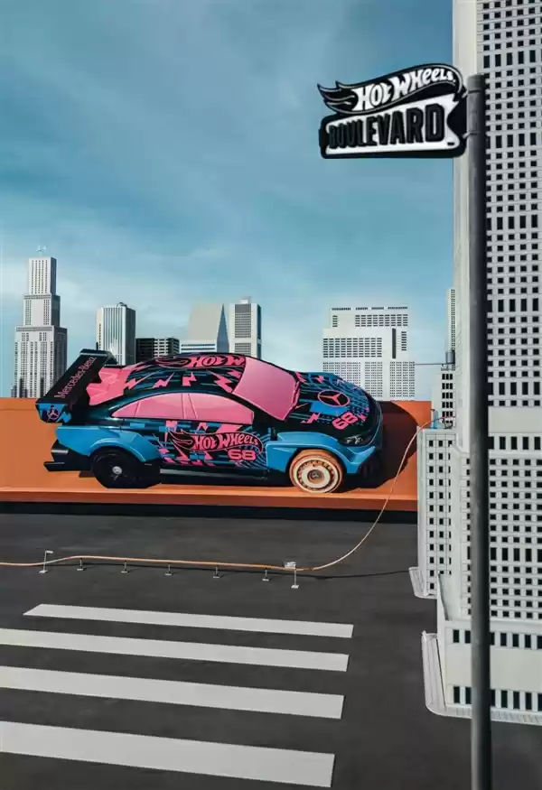 全球仅一辆!奔驰发布“成年人的玩具” 风火轮版CLA概念车亮相