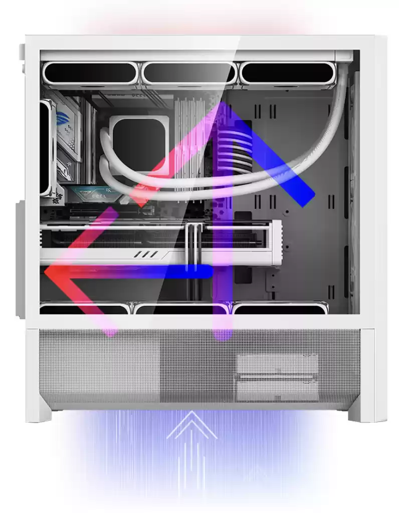 爱国者推出御风 F100 机箱：木纹饰板、十字风道设计，黑白双色售 199 元