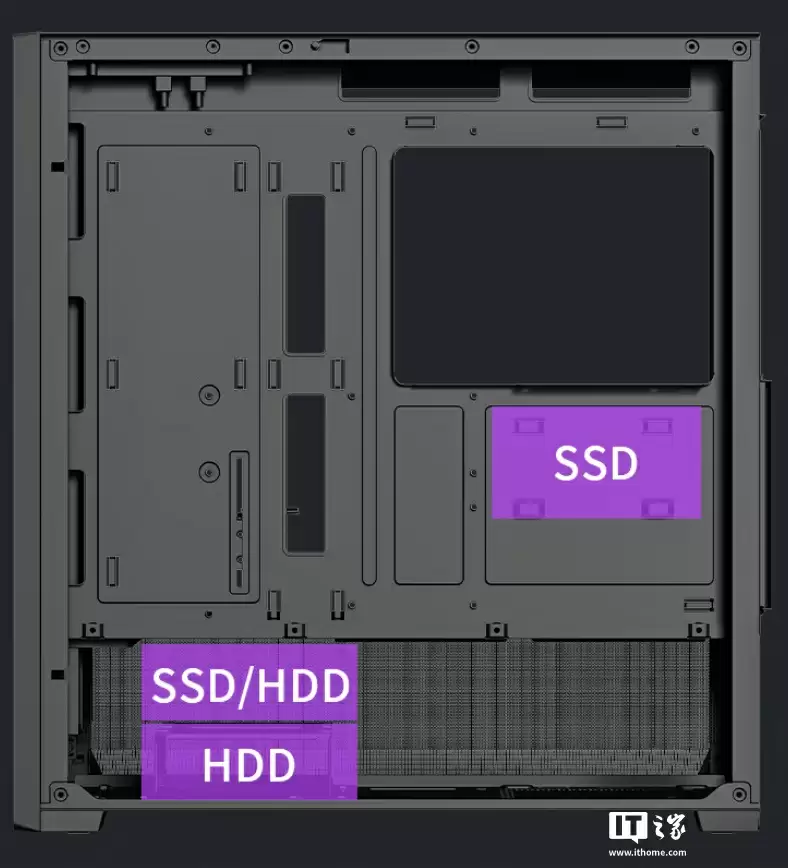 爱国者推出御风 F100 机箱：木纹饰板、十字风道设计，黑白双色售 199 元