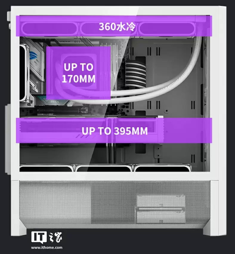 爱国者推出御风 F100 机箱：木纹饰板、十字风道设计，黑白双色售 199 元