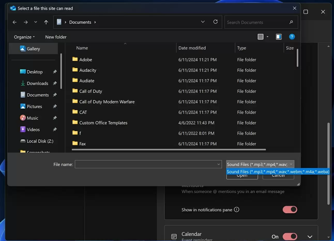微软 Win11 版 Outlook 推送 9 月更新:定制铃声、邮件跳转等