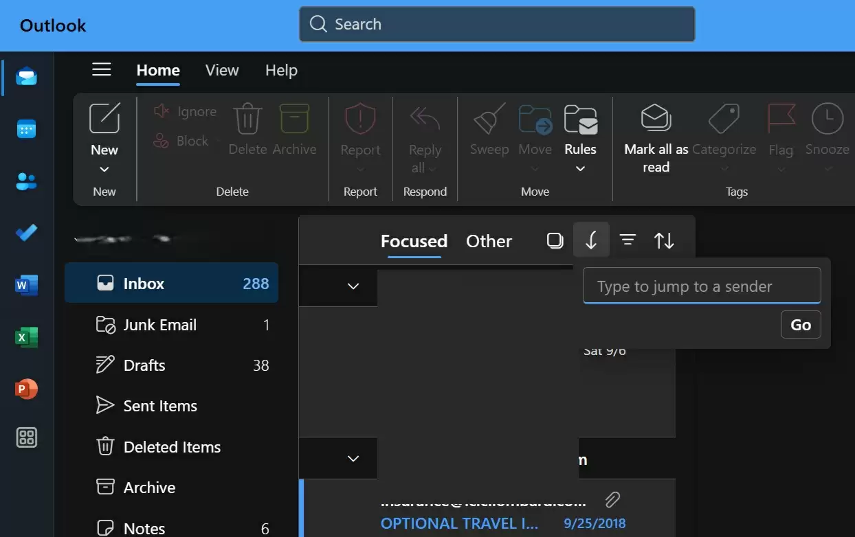 微软 Win11 版 Outlook 推送 9 月更新:定制铃声、邮件跳转等