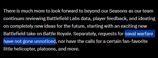 EA暗示《战地6》加入海战！内容量史上最大