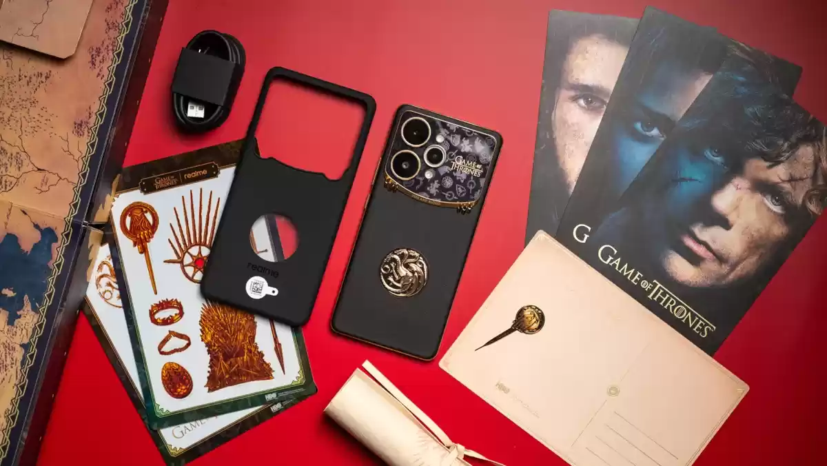 realme 真我 15 Pro 手机《权力的游戏》限定版发布：后盖遇热自动变红，搭专属壁纸 / 主题