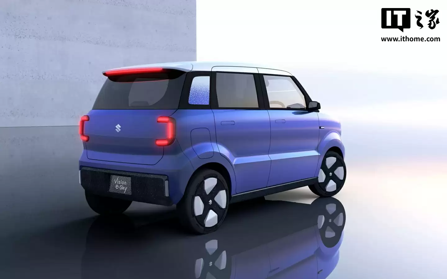 铃木 Vision e-Sky 五门纯电概念 K-Car 小车亮相:双联屏座舱、续航超 270 公里