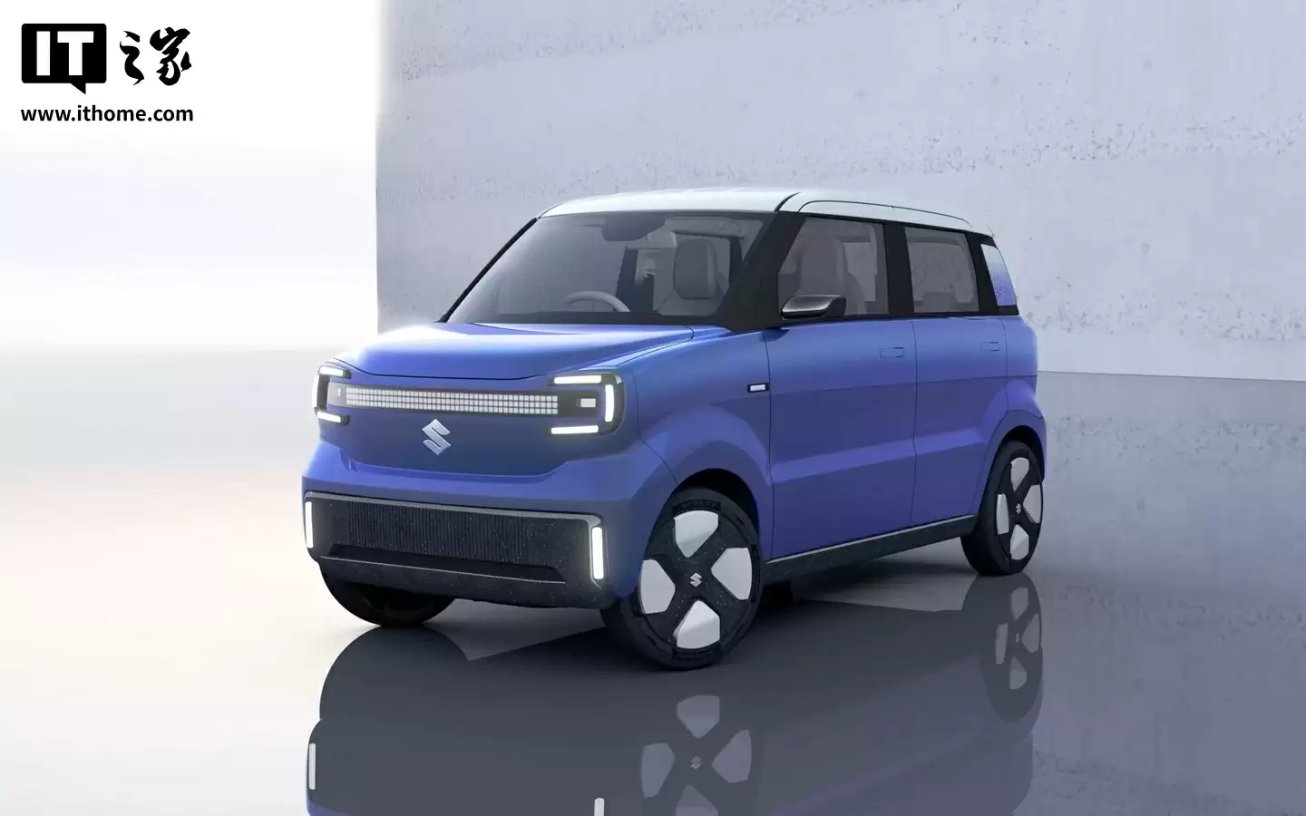 铃木 Vision e-Sky 五门纯电概念 K-Car 小车亮相:双联屏座舱、续航超 270 公里