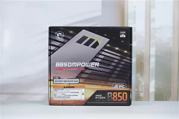 支持多种CPU调整外频!微星B850MPOWER主板图赏