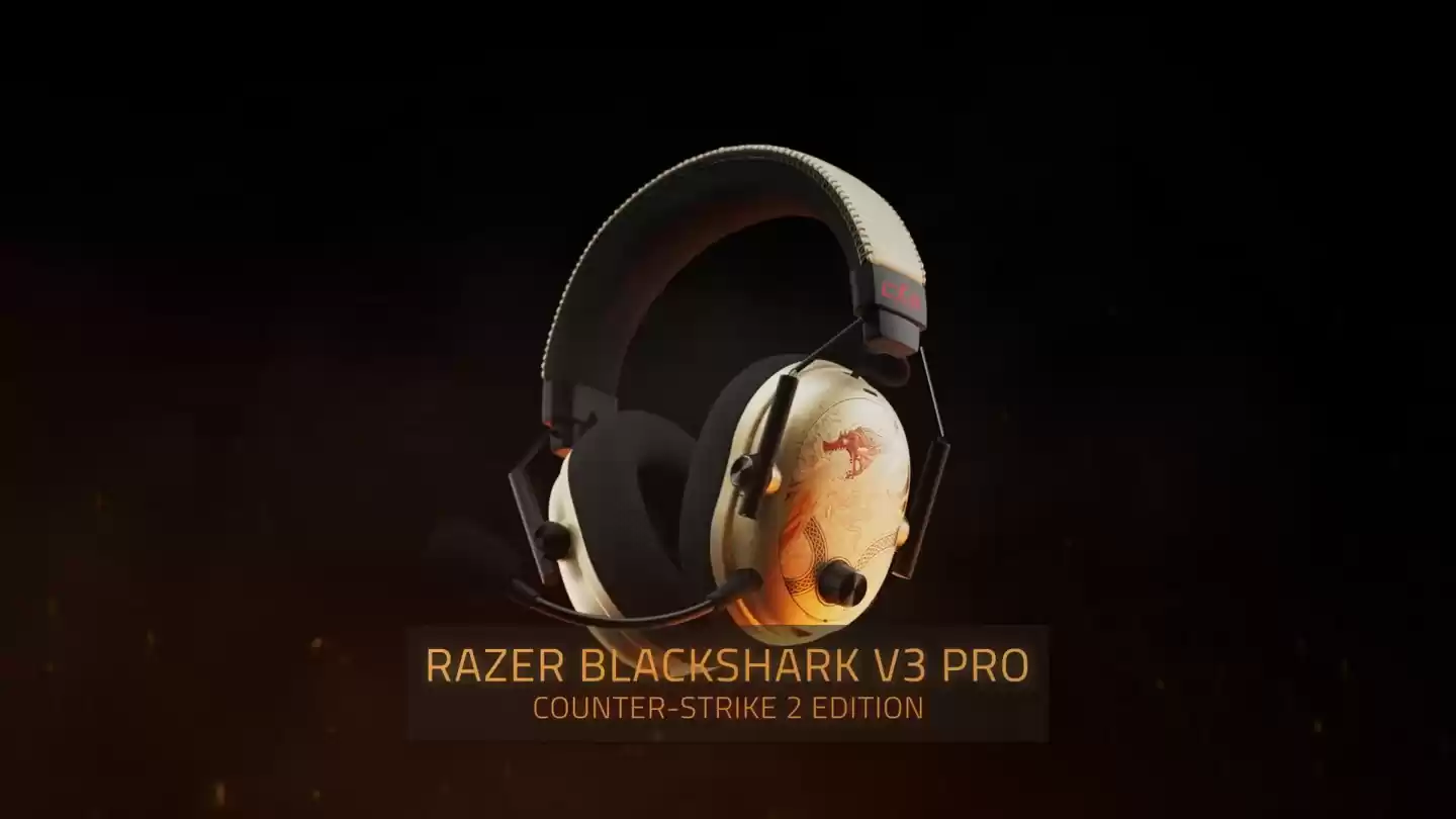 雷蛇官宣《CS2》联名外设第二弹，包含旋风黑鲨