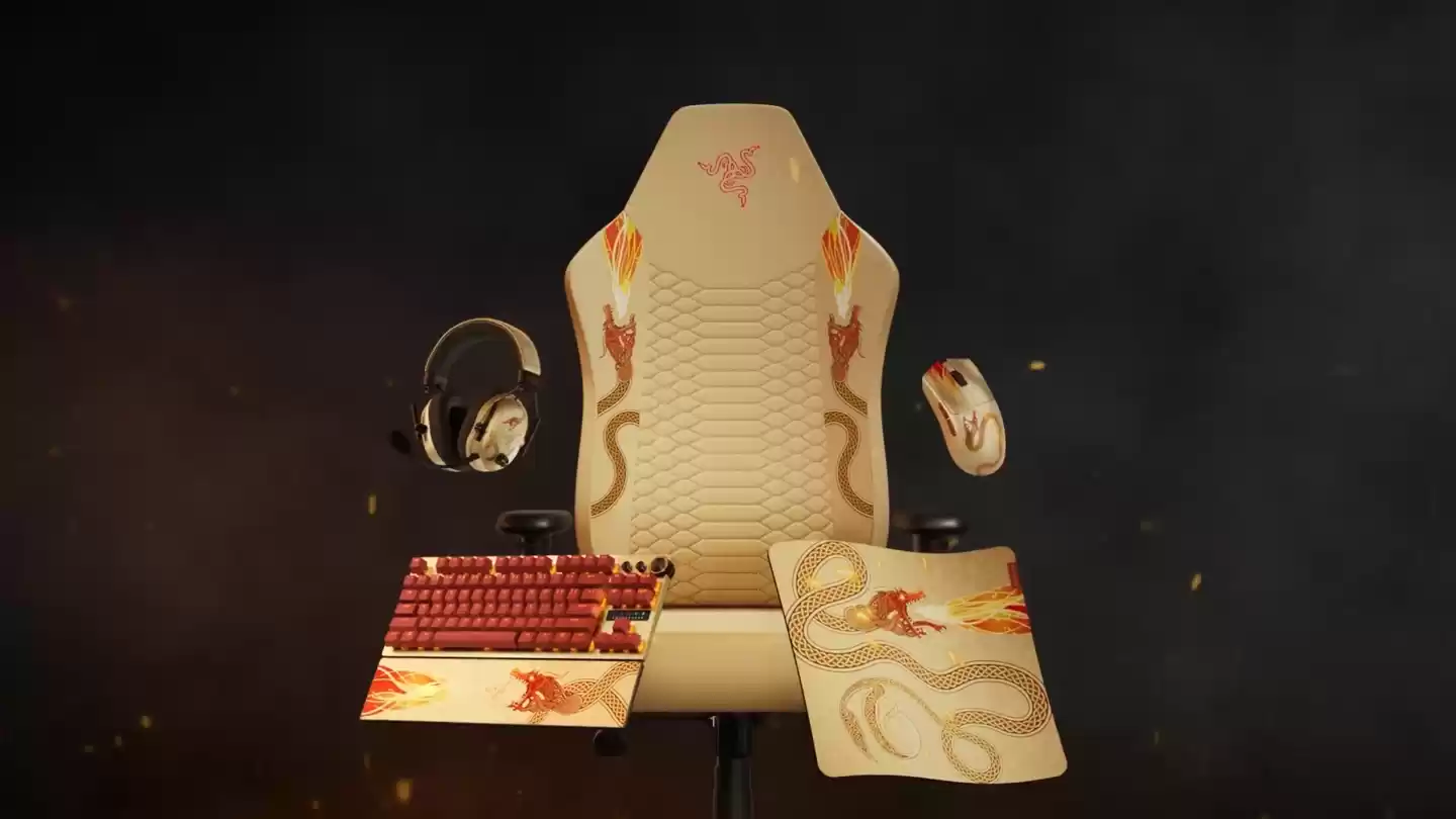 雷蛇官宣《CS2》联名外设第二弹，包含旋风黑鲨