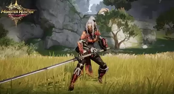 长枪操作示意图