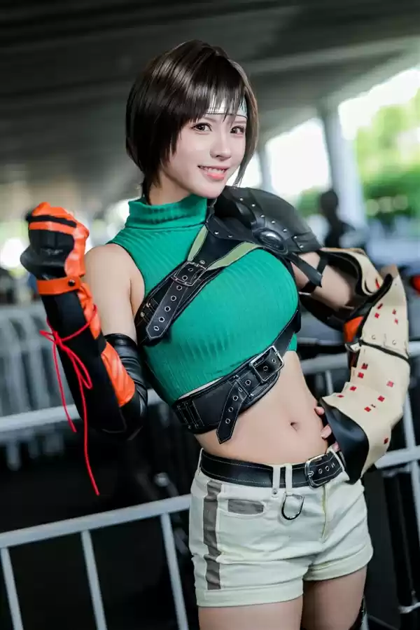 就是本人!日本美女COS《最终幻想7》尤菲超还原