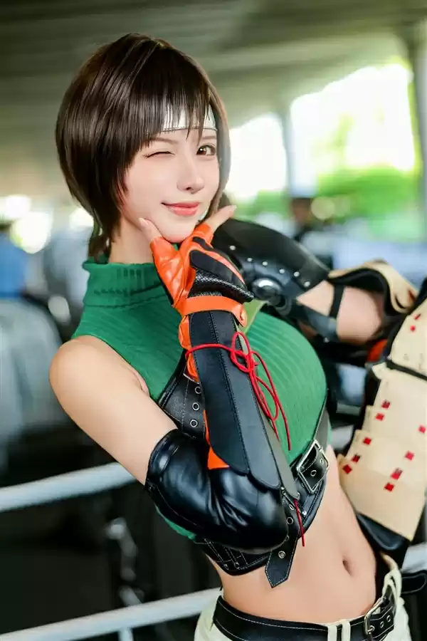 就是本人!日本美女COS《最终幻想7》尤菲超还原